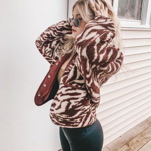 Free People Rocky Ridge Jacket Tea Combo Small